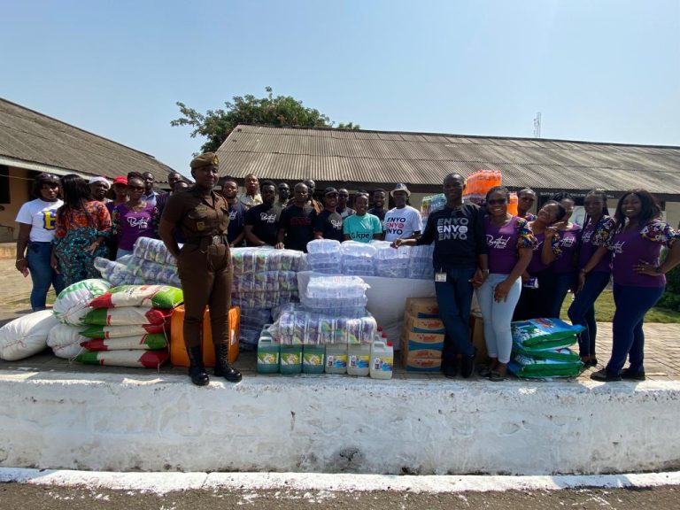 Bethel Revi Choir donates items to inmates of the James Camp Prison in Accra