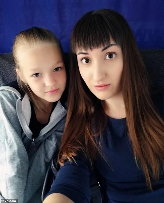 Maria Russkikh and her daughter