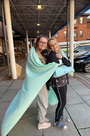 Cynthi says her best friend Aimee saved her life by calling police
