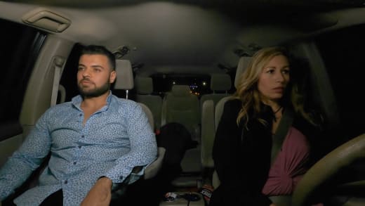 Mohamed Abdelhamed and Yvette Arellano awkward ride home