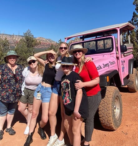 Christine Brown and Janelle Brown in Sedona