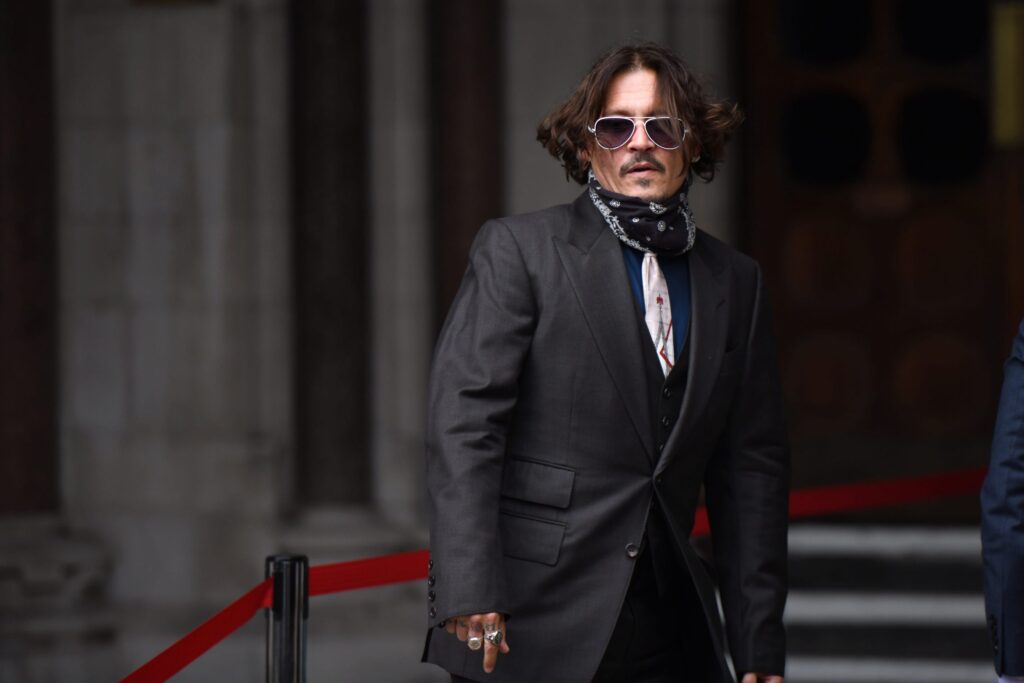Johnny Depp at Court