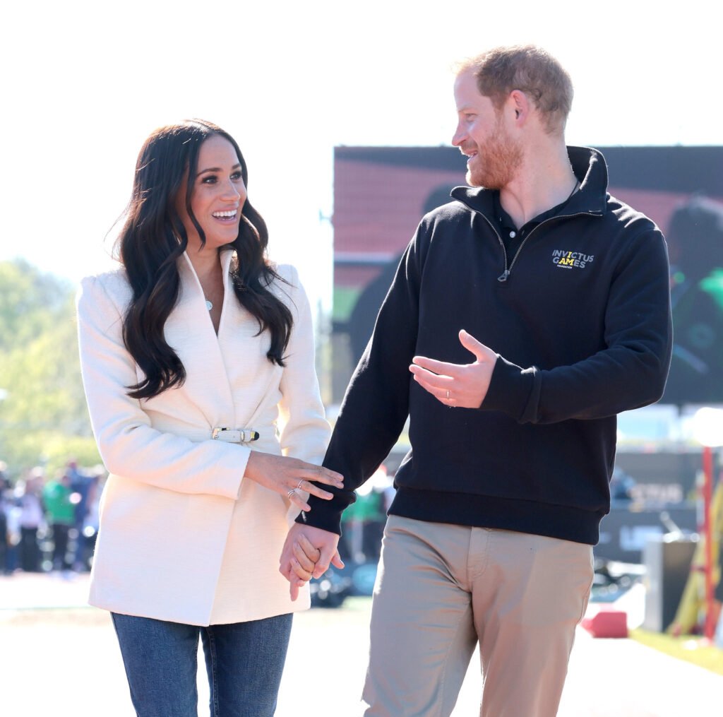 Meghan and Harry Walk Together