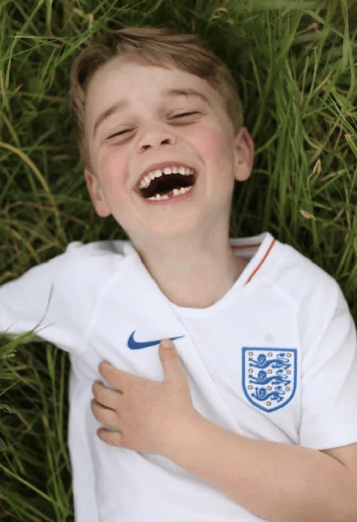 Prince George Cracks Up