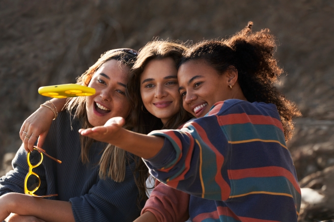 3 teens with a drone