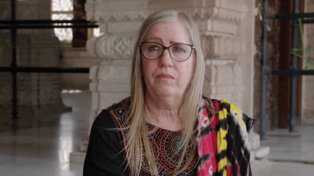 Jenny Slatten relates all of her current issues to the ISKON devotee
