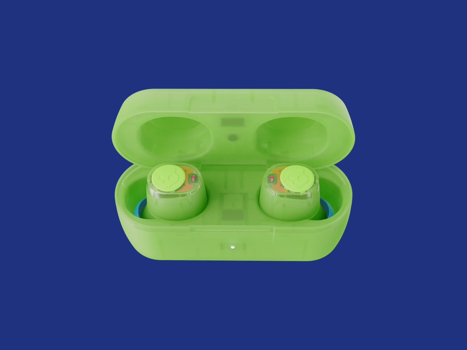 Skullcandy Jib True 2 Transparency earbuds and case