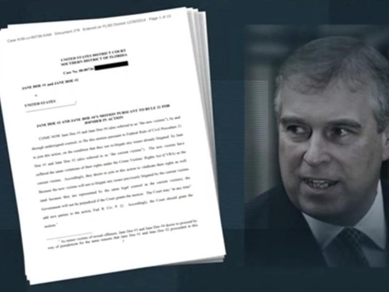 Prince Andrew Accused of Sex With Underage Girl