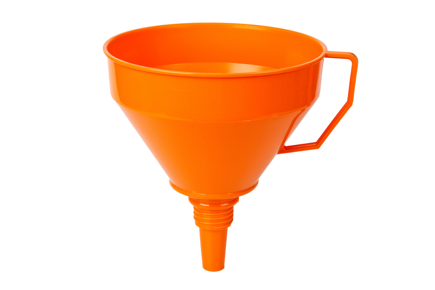 Orange Funnel on bright background