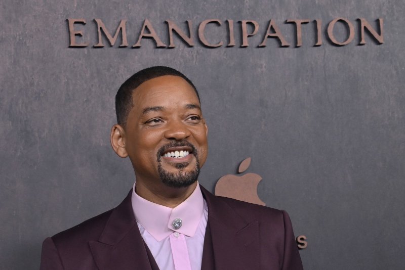 Will Smith attends the premiere of "Emancipation" in Los Angeles on November 30. Smith earned a 2023 NAACP Image Award nomination for the film. File Photo by Jim Ruymen/UPI