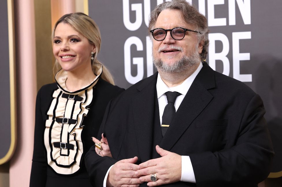 Director Guillermo del Toro and wife Kim Morgan