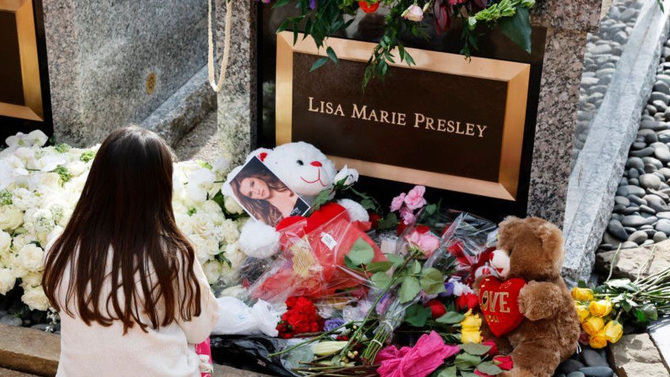 Lisa Marie Presley's headstone