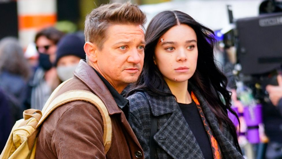 Jeremy Renner and Hailee Steinfeld