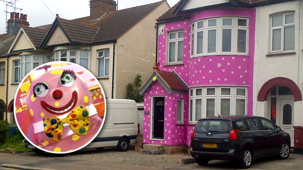 'Mr Blobby house' in Southend