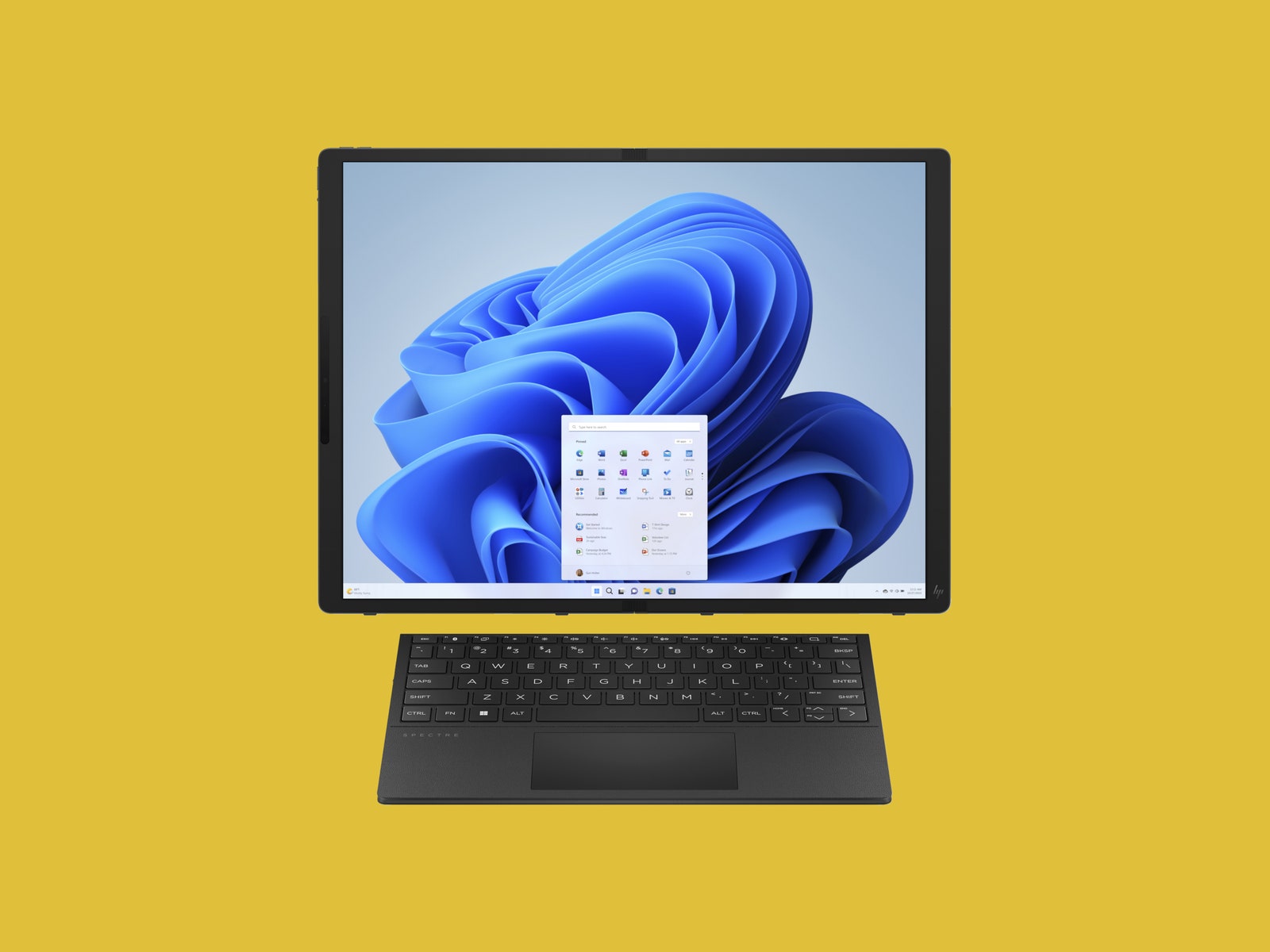 HP Spectre Folda and keyboard