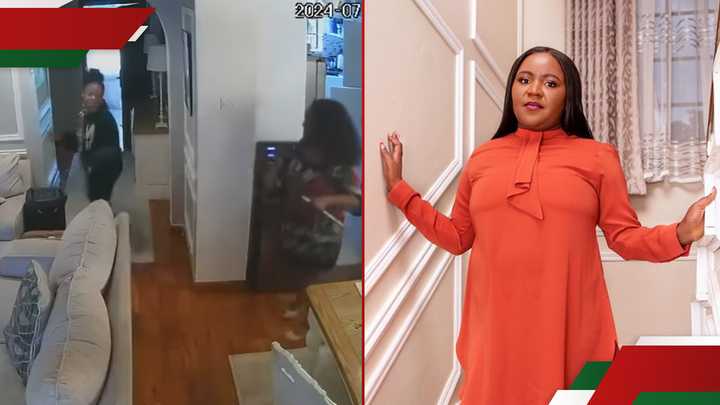 Video emerged of Sarah Kabu assaulting another lady. Video emerged of Sarah Kabu assaulting another lady.