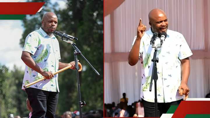 Jalang'o addreses Marani residents. Jalang'o addreses Marani residents.