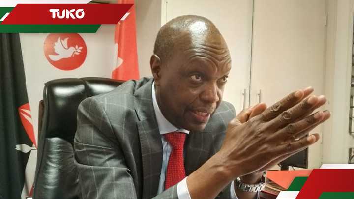Jubilee party secretary-general Jeremiah Kioni Jubilee party secretary-general Jeremiah Kioni