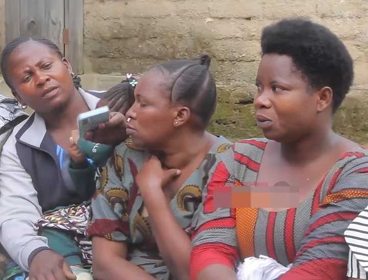 Neema Gaspa's shaken family members. Neema Gaspa's shaken family members.