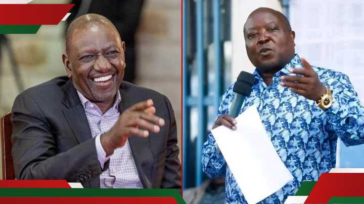William Ruto and Samuel Arama William Ruto and Samuel Arama