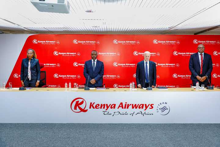 KQ finally registered a profit in 2024. KQ finally registered a profit in 2024.