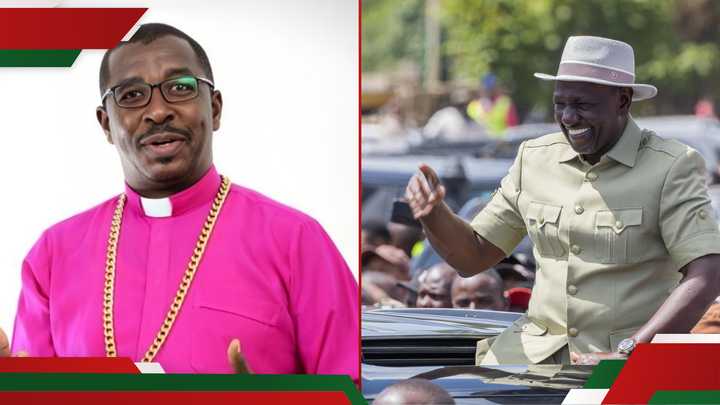 Photo collage of Samuel Ngacha and William Ruto. Photo collage of Samuel Ngacha and William Ruto.