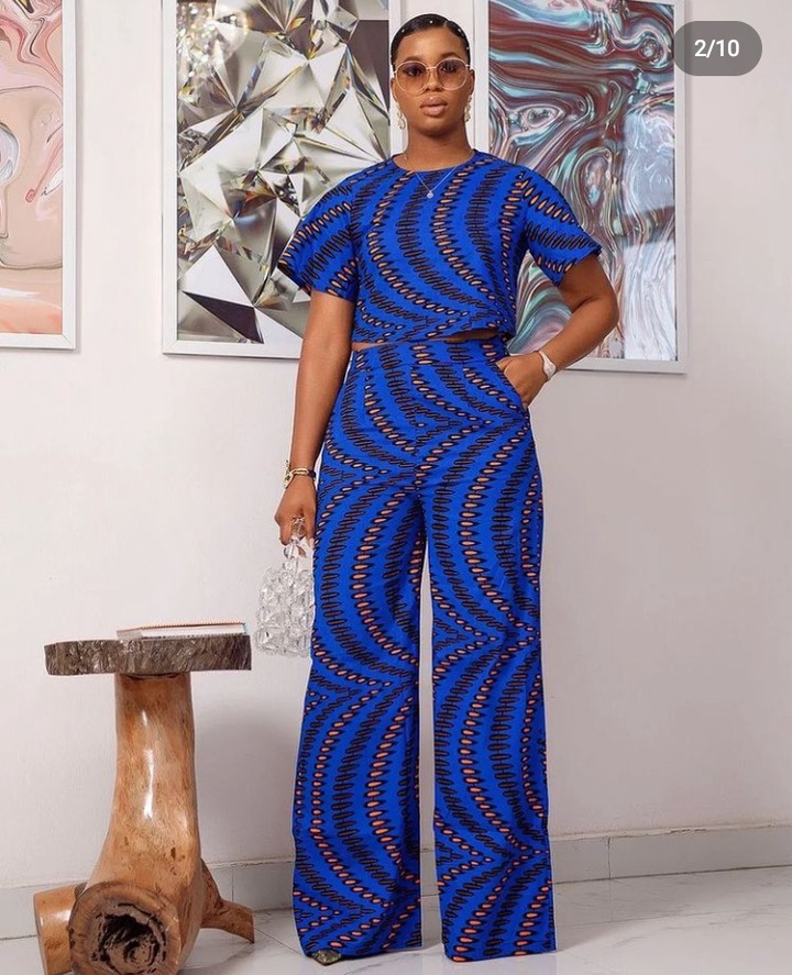 How To Make A Fashion Statement With Your Palazzo Ankara Trouser ...