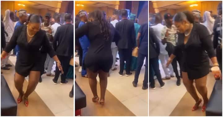 Eniola Badmus causes stir at a party as she put her banging body on display (video)