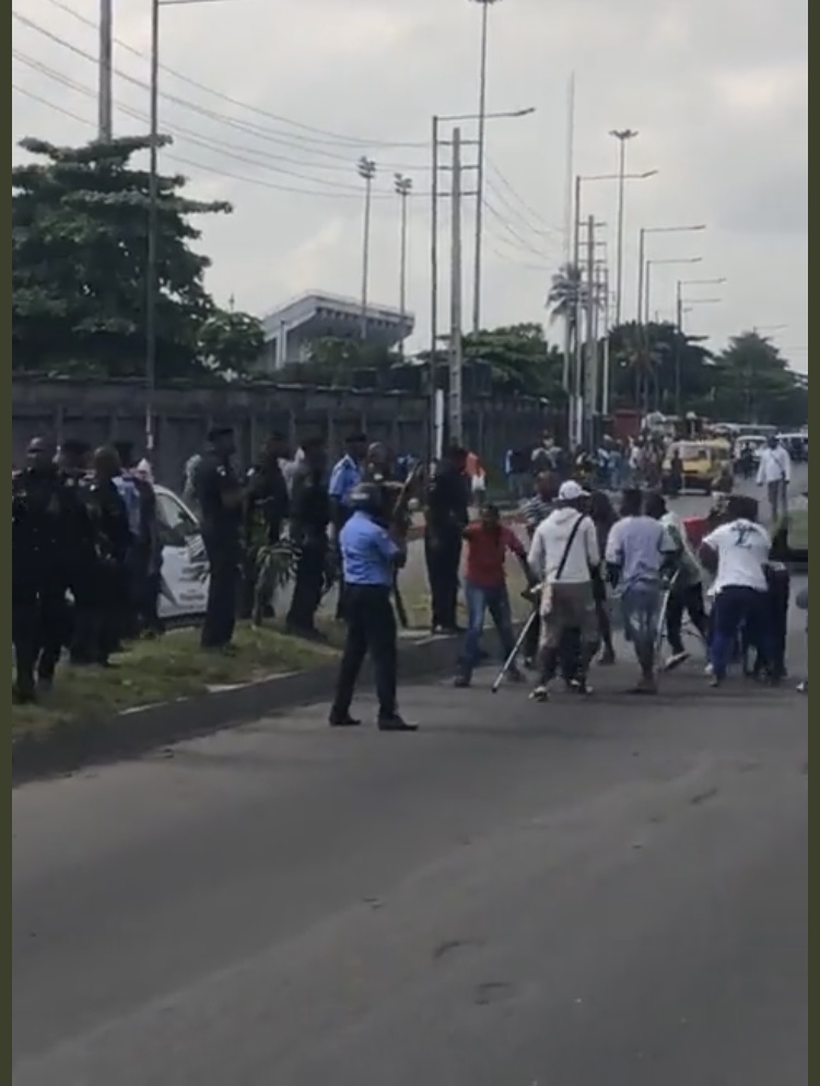 Police Disperse Para-Athletes Protesting Against Exclusion From Sports Festival
