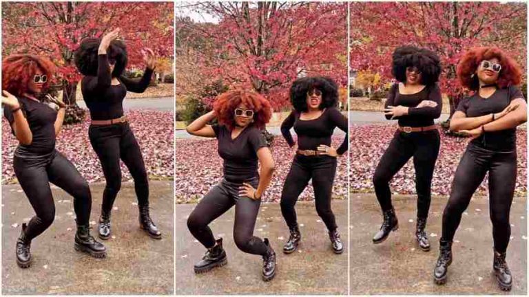 Actress Stella Damasus dancing with lookalike daughter confuses fans (video)