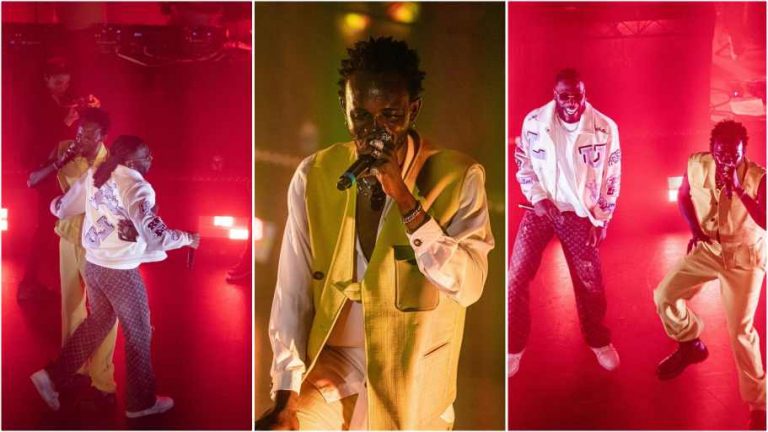 Black Sherif brings Burna Boy to his first-ever concert in UK (video)