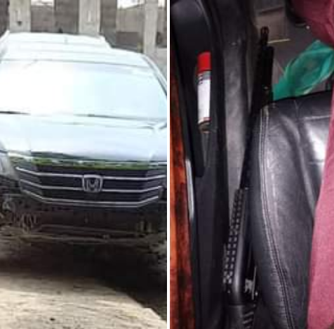 LASTMA Recovers Gun Inside Vehicle Impounded For Driving Against Traffic In Lagos >