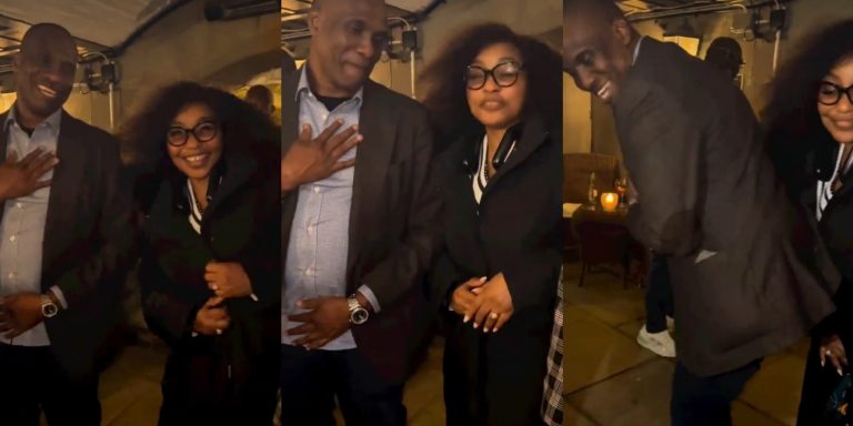 Rita Dominic and Fidelis Anosike thrill guests with their energetic dance steps ahead of their white wedding (Video)