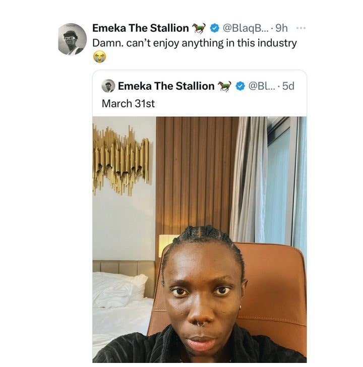 Blaq Bonez laments over Davido's album