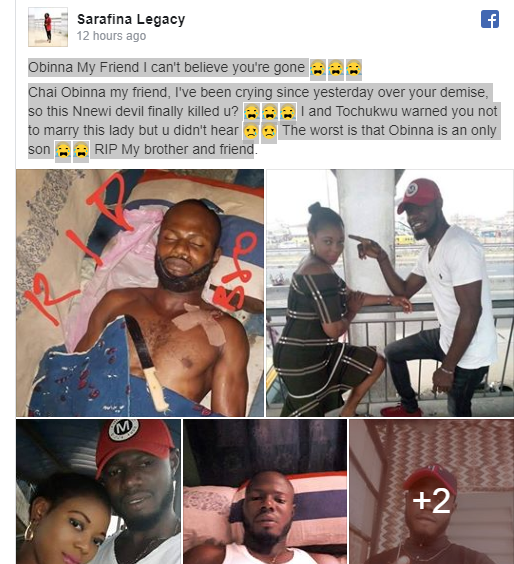Lady accused of stabbing her husband to death in his sleep in Anambra 