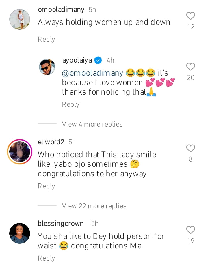 Ayo Olaiya speaks out after getting backlash for holding his married colleague, Biola Bayo's waist (Video) 1 Ayo Olaiya holds Biola Bayo's waist