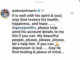 Iyabo Ojo replies entitled man