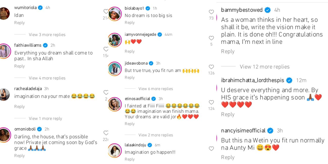 Funke Akindele stirs reactions as she reveals her wildest imagination
