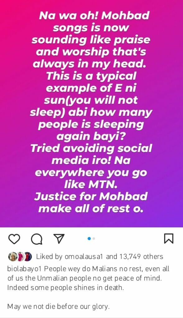 Biola Bayo having sleepless nights over Mohbad