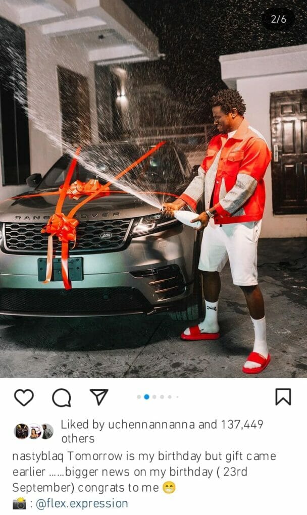 Nasty Blaq buys Range Rover