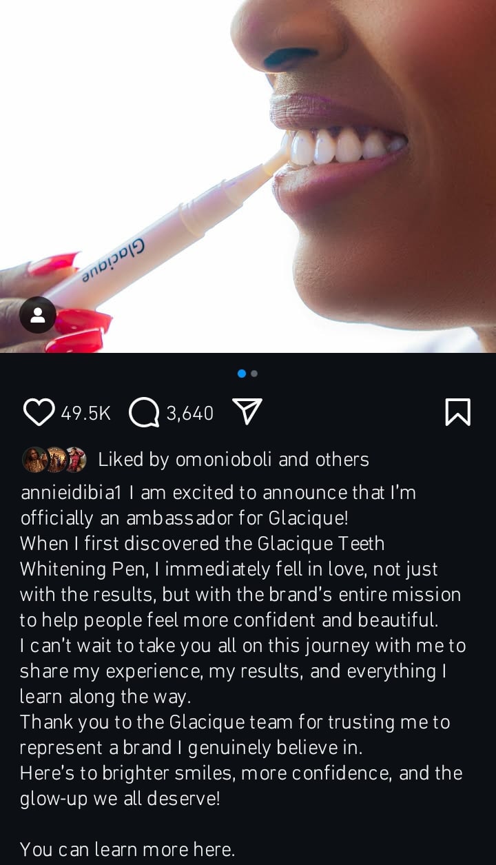 Annie Idibia bags first endorsement
