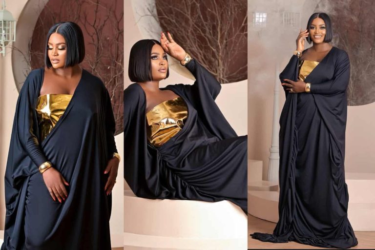 Chizzy Alichi makes first public appearance following the birth of her baby boy