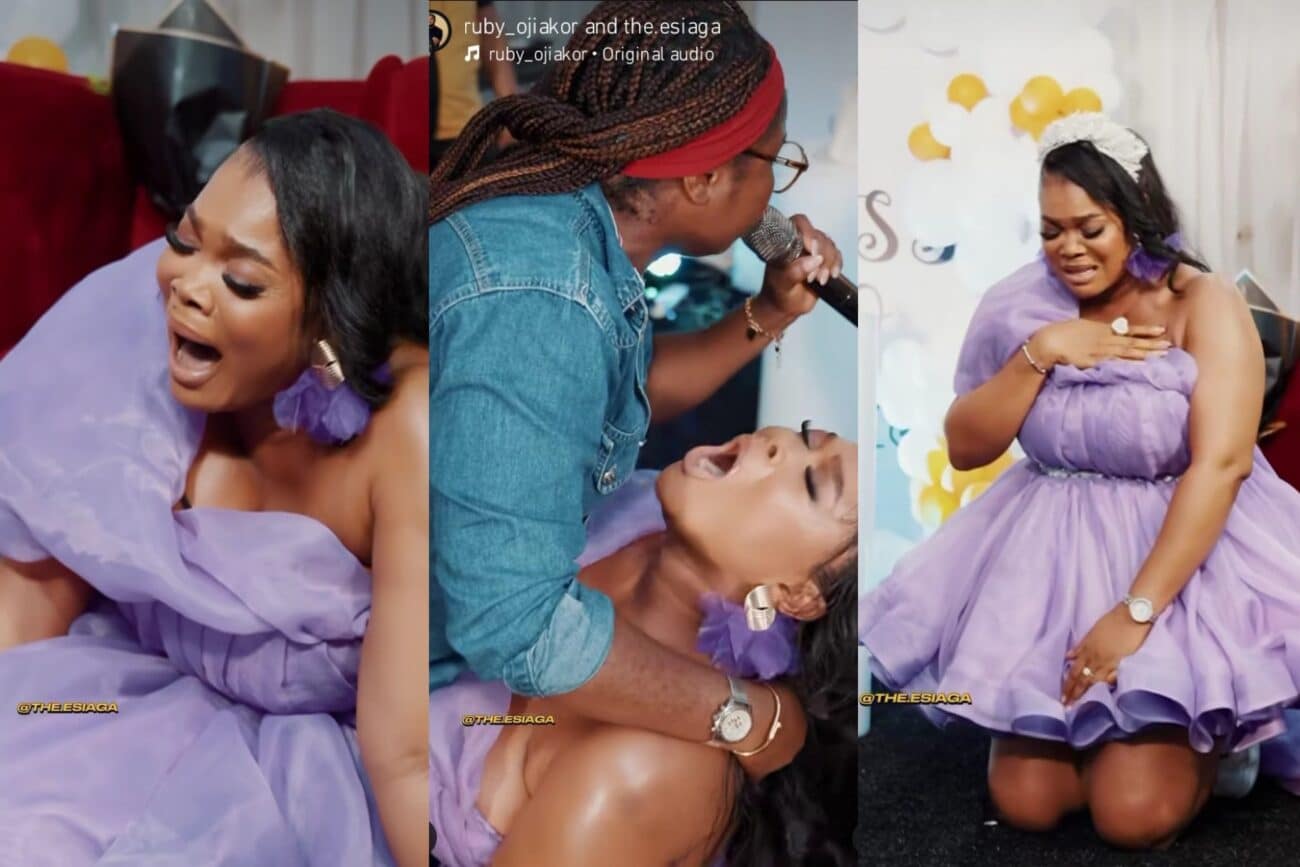 Ruby Ojiakor turns bridal shower to worship ground