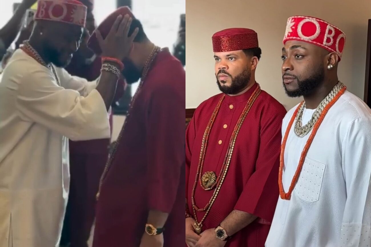 Davido at Asa Asika's wedding