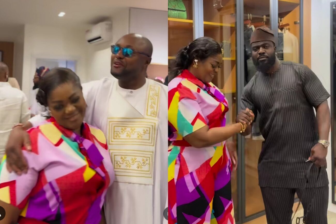 Eniola Badmus and Davido at event in Abuja