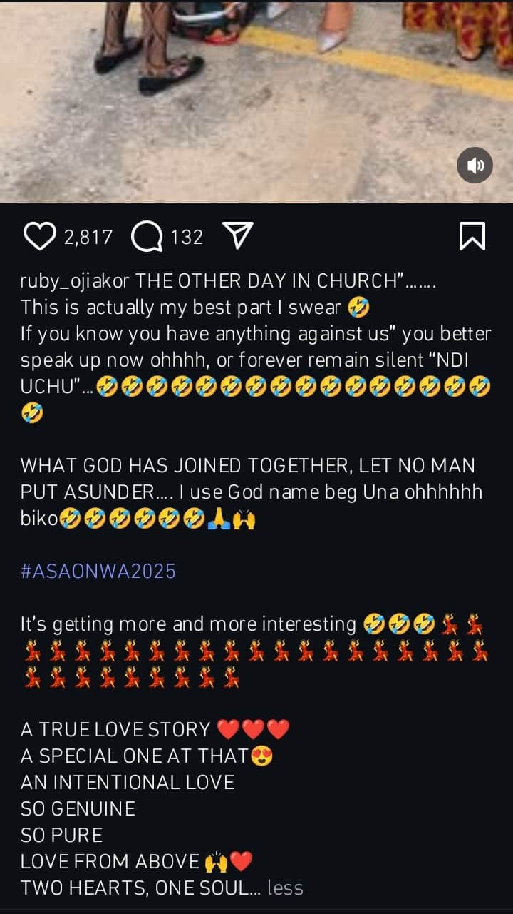 Ruby Ojiakor issues PSA ahead of we'd