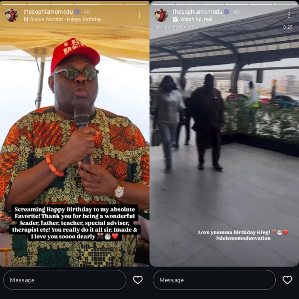 Sophia Momodu celebrates Dele Momodu on his 65th birthday