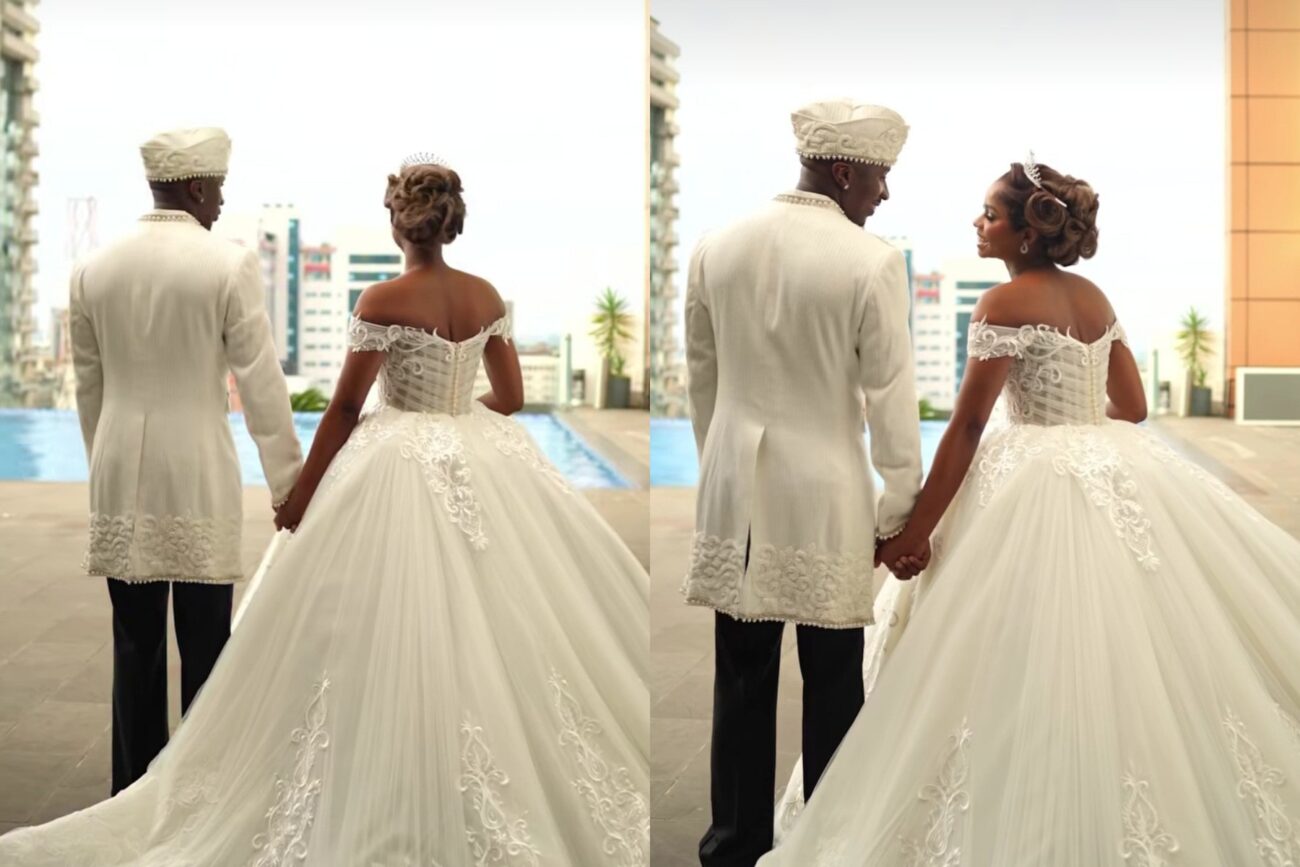 Priscilla Ojo and Juma Jux at their grand wedding finale
