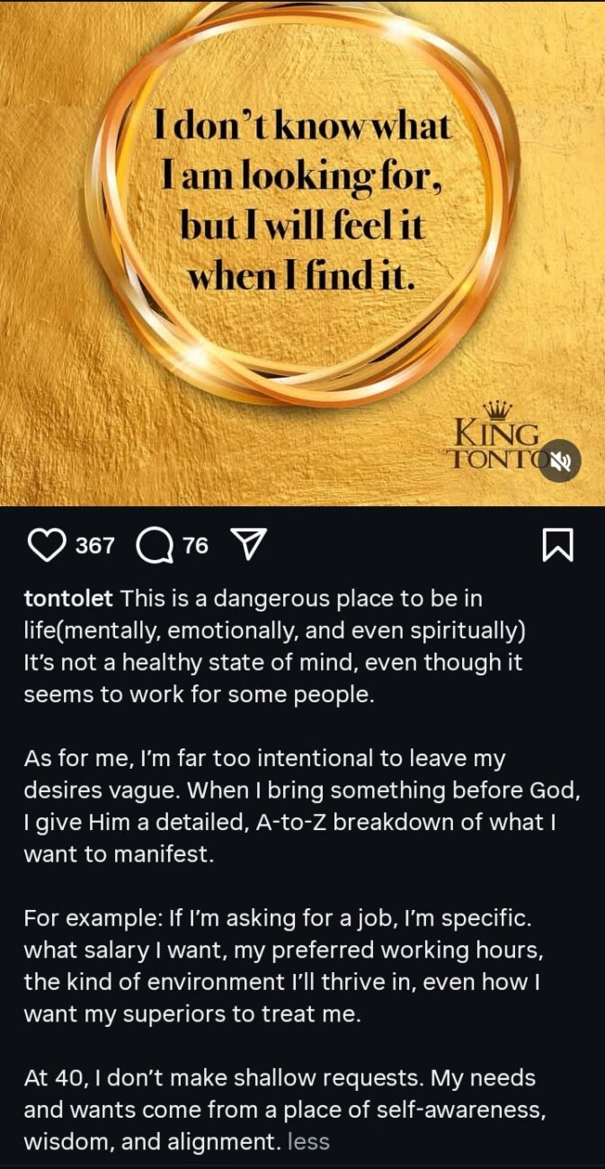 Tonto Dikeh says she doesn't make shallow requests