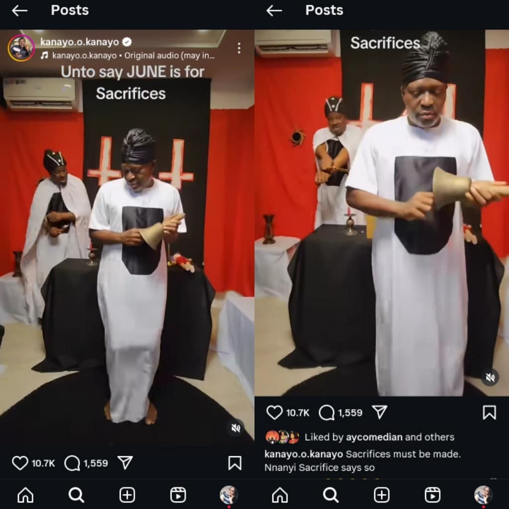 Kanayo Kanayo says June is for sacrifices
